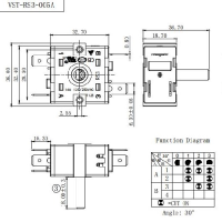 Перемикач VST-RS3-005А