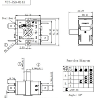 Перемикач VST-RS3-014А