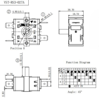 Переключатель VST-RS3-027А