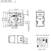 Перемикач VST-RS3-029А