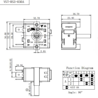 Перемикач VST-RS3-030А