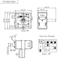 Перемикач VST-RS3-043А