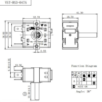 Перемикач VST-RS3-047А