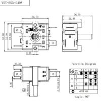 Перемикач VST-RS3-049А