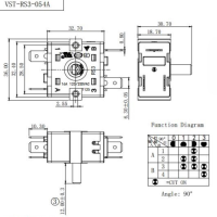Перемикач VST-RS3-054А