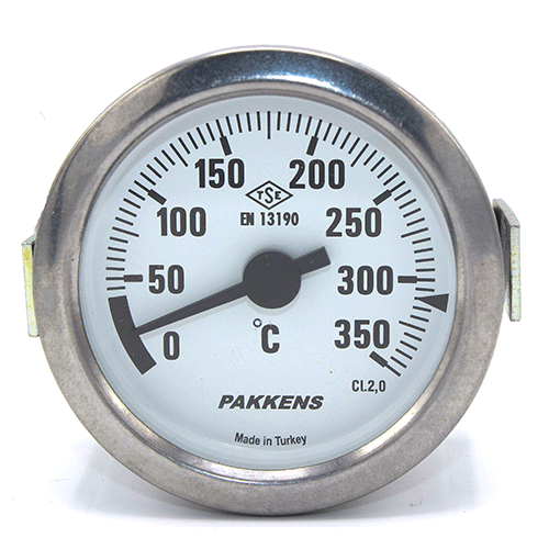 Капілярний термометр Pakkens діаметром 60 мм 350 °C 1 метр для тандирів, мангалів, гриль, барбекю, помпейскої печі, печі для піцци, руської печі, фритюрниць