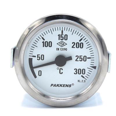 Капиллярный термометр (датчик температуры) Pakkens диаметром 60 мм 300 °C 2 метра