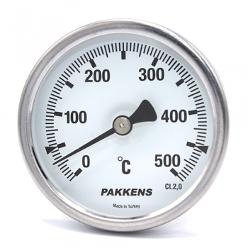 Термометр (датчик температуры) патронного типа  Pakkens 10 см диаметром 63 мм 500 °C 