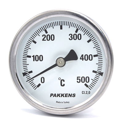 Термометр (датчик температуры) патронного типа  Pakkens 10 см диаметром 63 мм 500 °C 