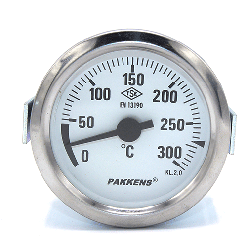 Капілярний термометр Pakkens діаметром 60 мм 300 °C 1 метр для тандирів, мангалів, гриль, барбекю, помпейскої печі, печі для піцци, руської печі, фритюрниць