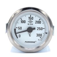 Капілярний термометр (датчик температури) Pakkens діаметром 60 мм 300 °C 2 метра