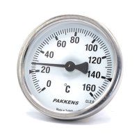 Термометр (датчик температури) патронного типу  Pakkens 5 см діаметром 63 мм 160 °C 