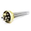 Блок ТЕН Sanal прямий потрійний 6000W / 220V 2 дюйма різьба