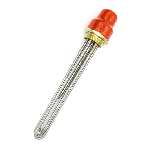 Блок ТЭН Sanal прямой тройной 7500W/380V 2 дюйма резьба для котлов, систем отопления и подогрева воды