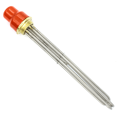 Блок ТЕН Sanal прямий потрійний 12000W / 220V 2 дюйма різьба