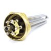 Блок ТЭН SANAL прямой тройной 3000W/220V 2 дюйма резьба для котлов, систем отопления и подогрева воды
