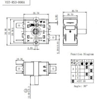 Перемикач VST-RS3-006А