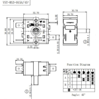 Перемикач VST-RS3-015А