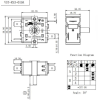 Перемикач VST-RS3-019А